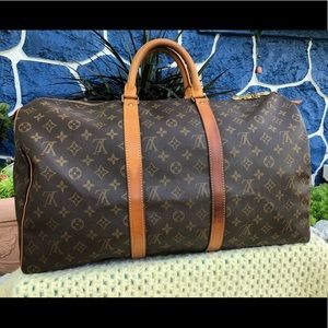 Authentic Louis Vuitton Keepall 50 Boston Bag
